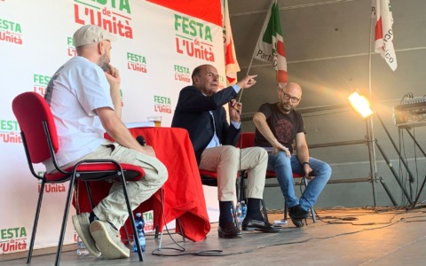 Bersani-show alla Festa de L’Unità, tra passato e futuro