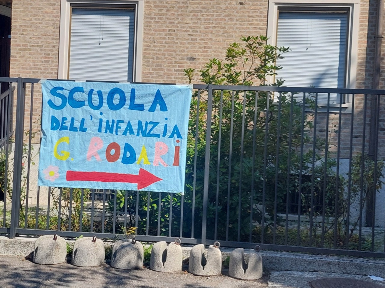 Gli alunni della scuola dell’infanzia Rodari trasferiti alla San Pietro