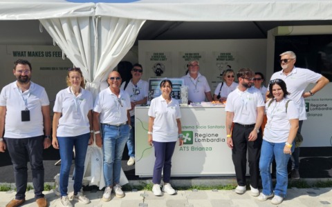 Ats Brianza fa prevenzione in Autodromo: successo per lo stand durante il Gp