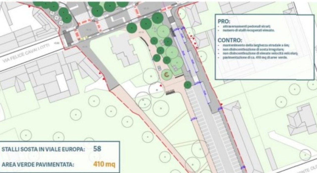 Via il parcheggio, ecco come sarà la nuova piazza di Triante