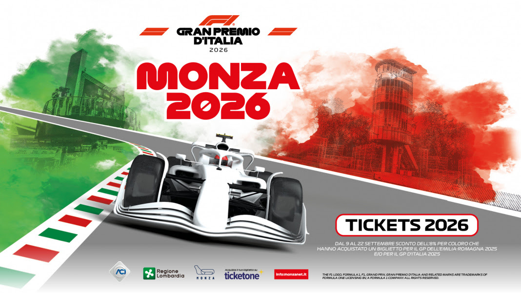 Già in vendita i biglietti per il Gran Premio d’Italia 2026