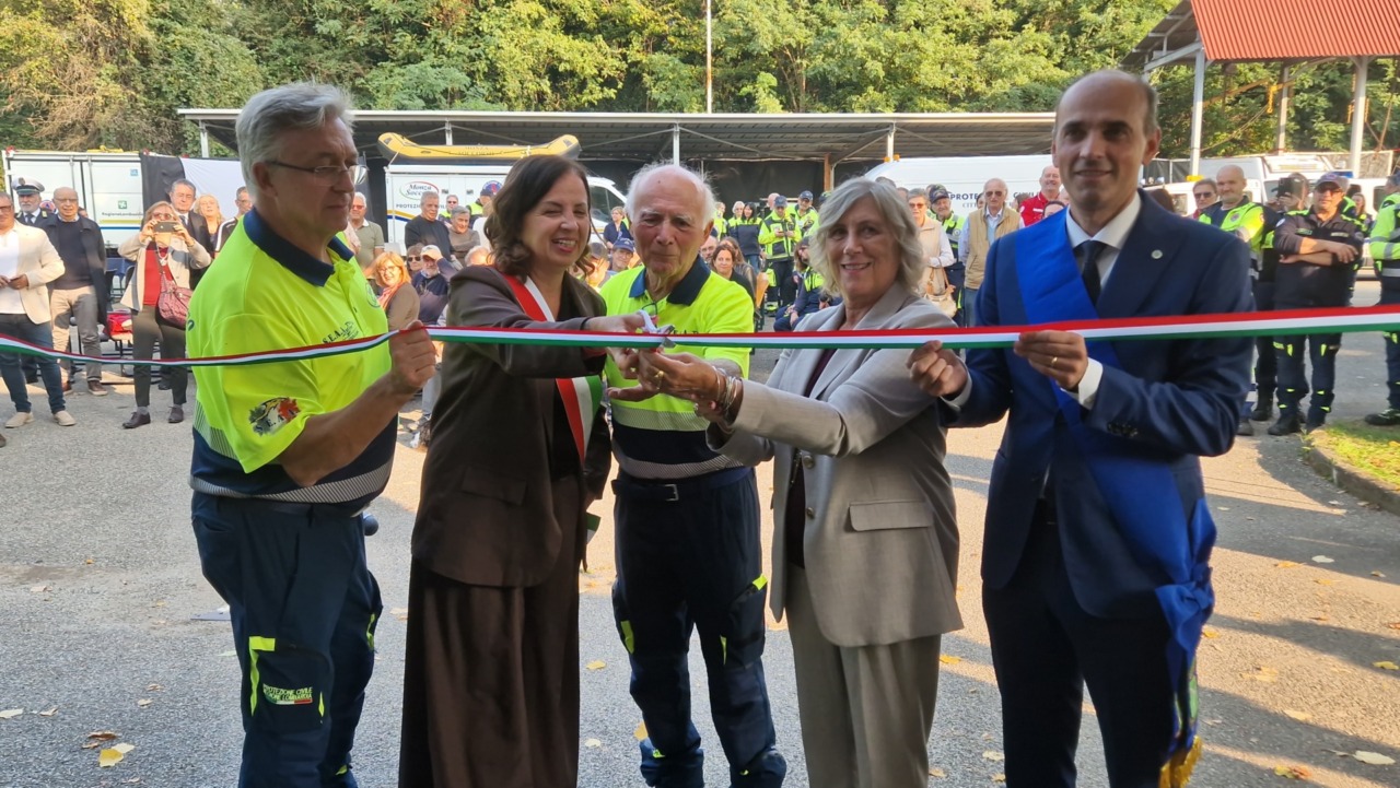 Inaugurato il centro di addestramento che prepara la Brianza ad affrontare le emergenze idrogeologiche