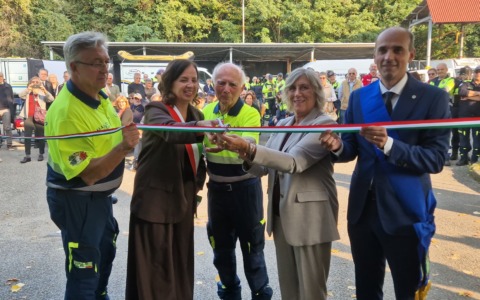 Inaugurato il centro di addestramento che prepara la Brianza ad affrontare le emergenze idrogeologiche