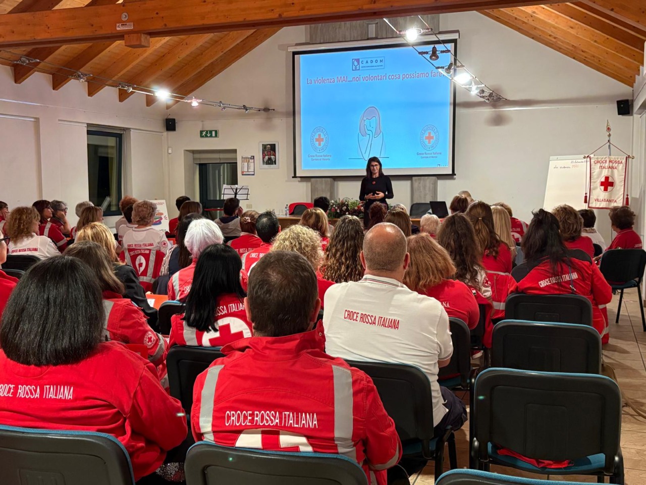 Volontari di Croce Rossa in prima linea contro la violenza sulle donne