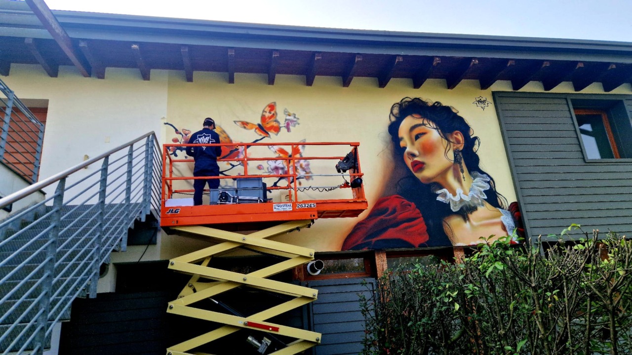 La «Butterfly» della street art diventa un simbolo di rinascita
