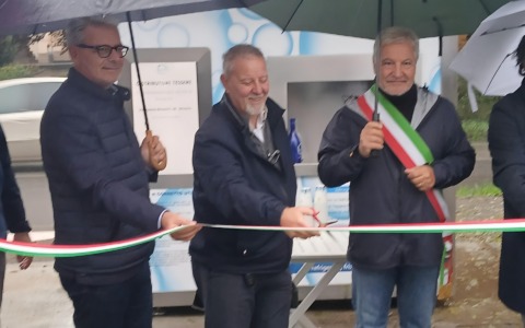 Inaugurata una nuova casetta dell’acqua
