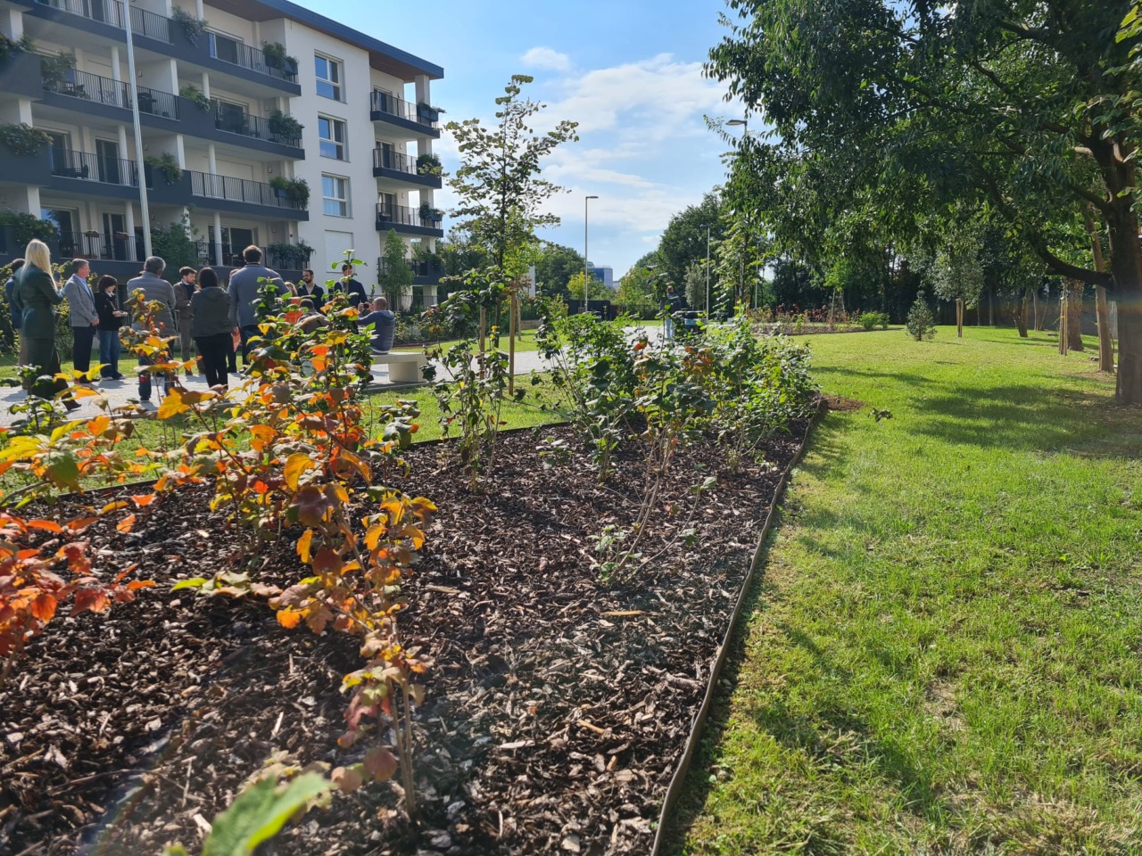 Nuovo giardino in via Spallanzani, lavori completati