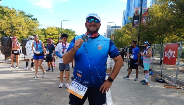 Il cavenaghese Semprini fa l’impresa: completata anche la maratona di Chicago
