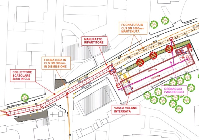 Da lunedì al via i lavori per la realizzazione della vasca volano