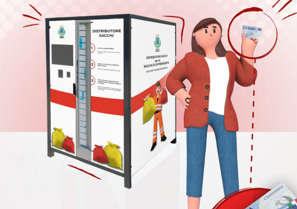 Dal 3 novembre la distribuzione dei sacchi rossi e gialli in città