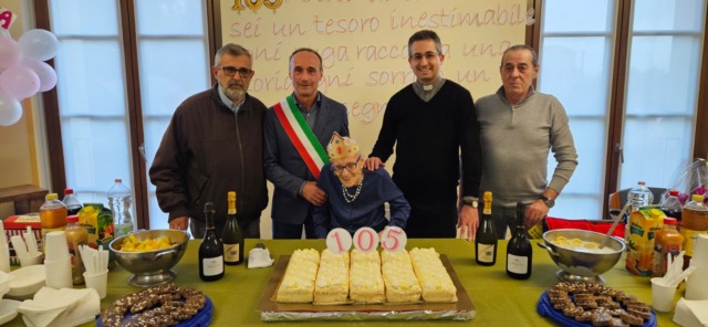 Due paesi in festa per nonna Gemma, 105 anni di tempra straordinaria