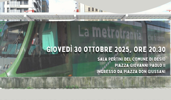 Metrotranvia Milano–Seregno: un incontro pubblico per aggiornare sullo stato di avanzamento dei lavori