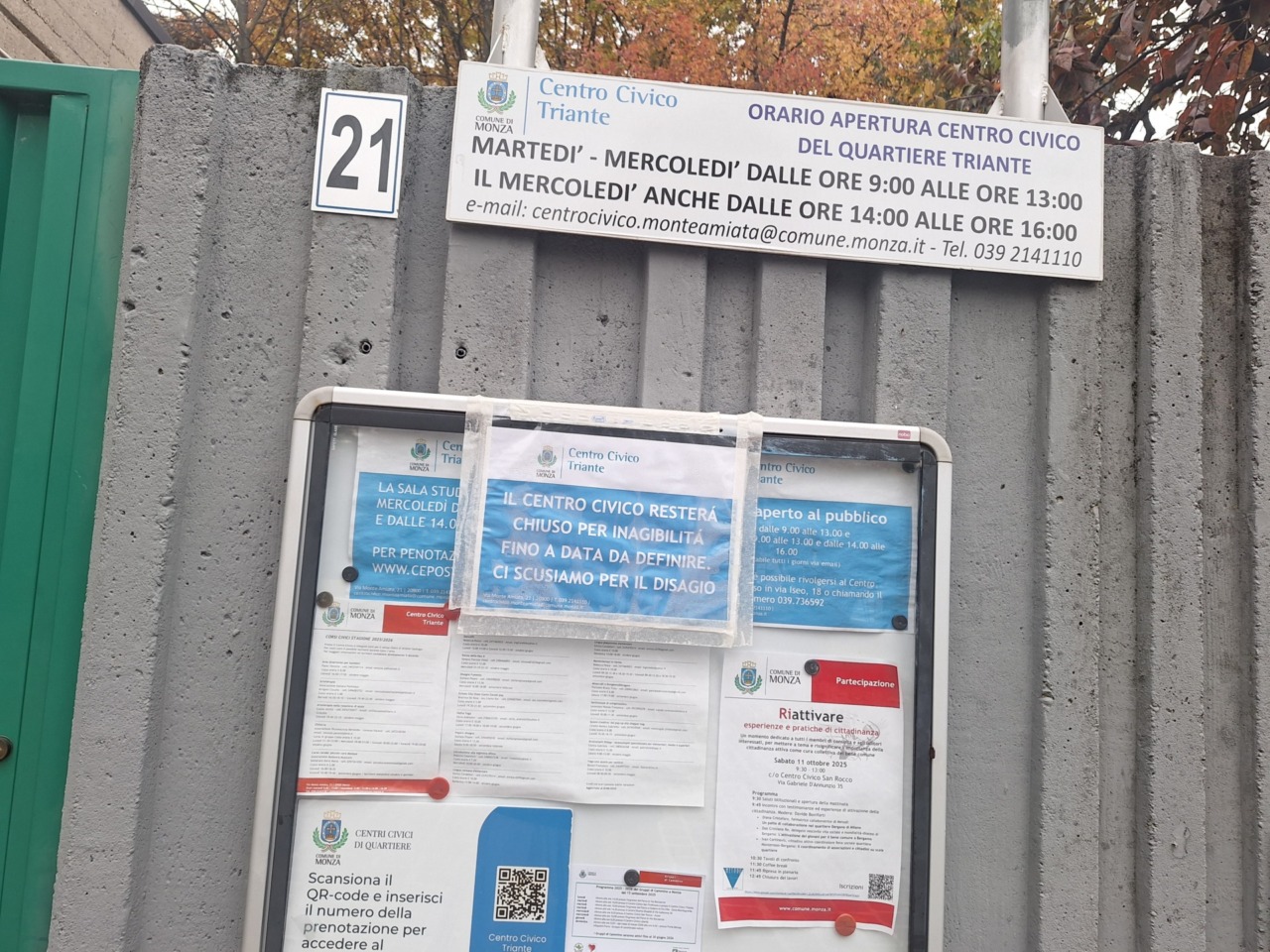 Termosifone resta aperto: scuola allagata e  centro civico inagibile