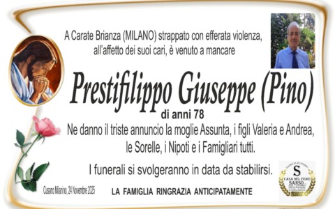 Morto a Carate Brianza l’uomo di 78 anni massacrato di botte dal vicino per un tubo danneggiato