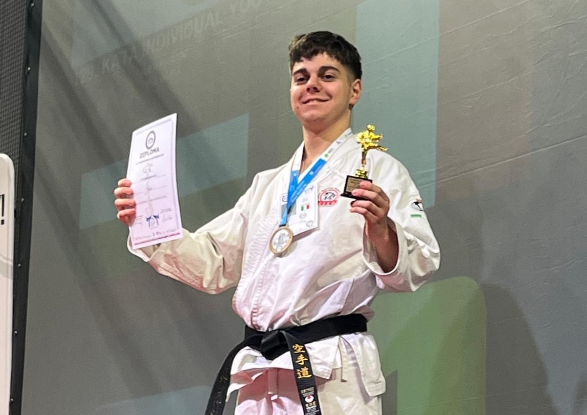 Alexandr Minardi campione del mondo di karate