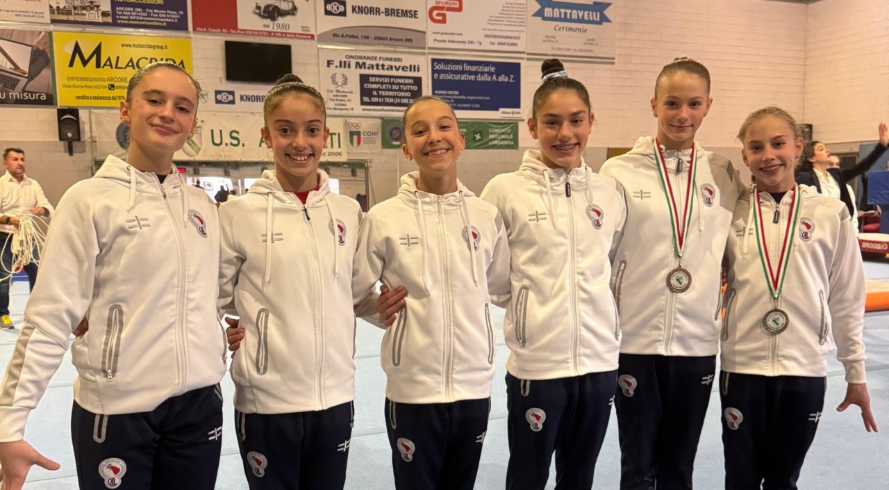 Le atlete della Gal Lissone al Campionato Regionale Gold Junior e Senior