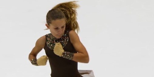 Talentuosa pattinatrice convocata al Trofeo Coni 2025