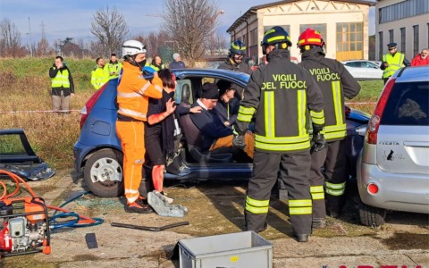 Maxi incidente stradale con 25 feriti: scattano i soccorsi dell’esercitazione