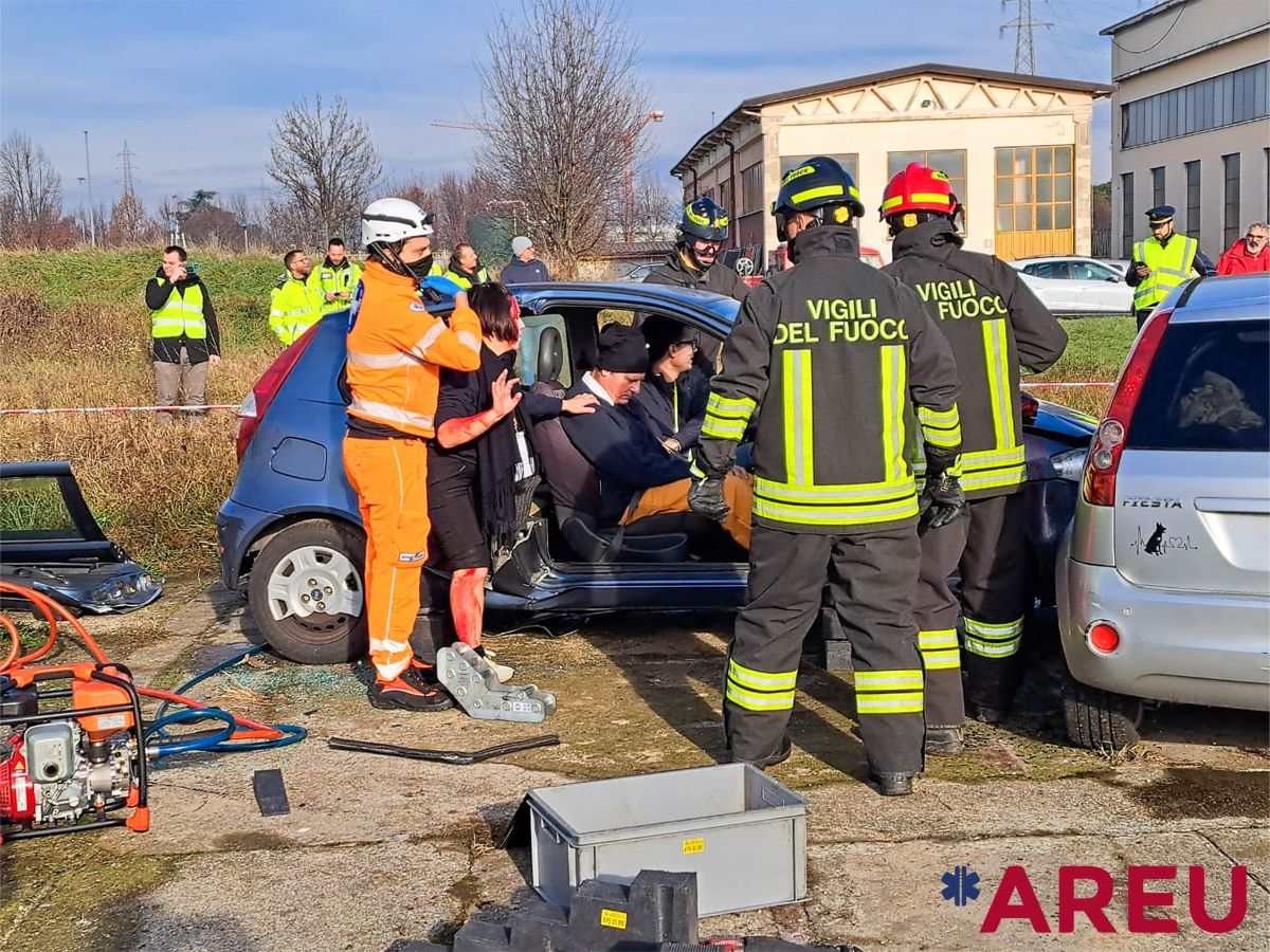 Maxi incidente stradale con 25 feriti: scattano i soccorsi dell’esercitazione