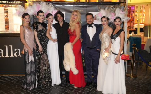 La stilista lissonese sfila in Piazza di Spagna