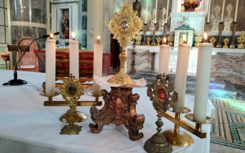 A Verano  la reliquia del Velo di Maria