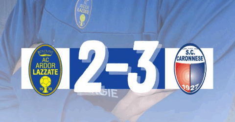 L’Ardor Lazzate perde contro la Caronnese