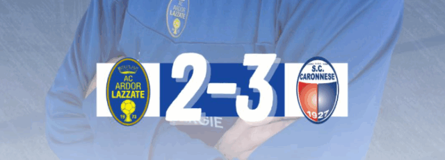 L’Ardor Lazzate perde contro la Caronnese