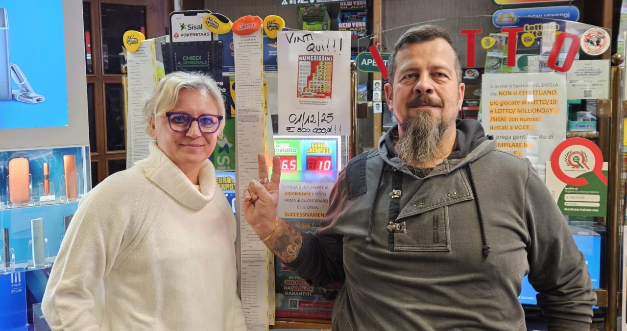 “Gratta” cinque euro… e ne vince mezzo milione