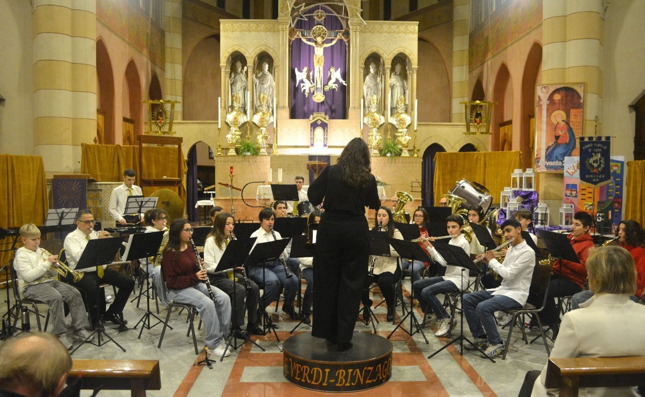 La Giovanile apre il concerto di Natale del Corpo musicale Giuseppe Verdi