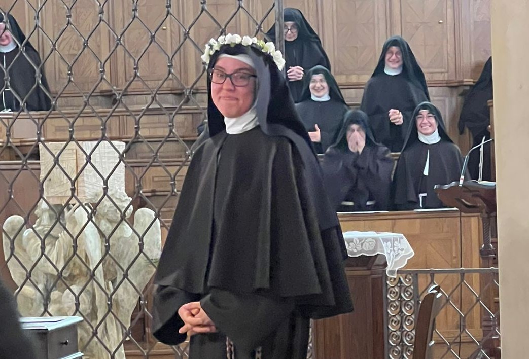 Primi voti per suor Chiara Galbiati nell’ordine delle Clarisse