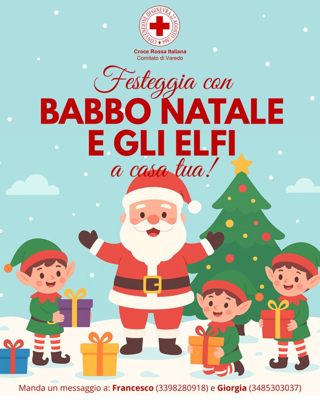 Il Natale tra divertimento e solidarietà: le iniziative della Croce Rossa