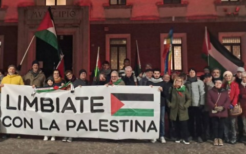 In piazza il flash mob per la Palestina