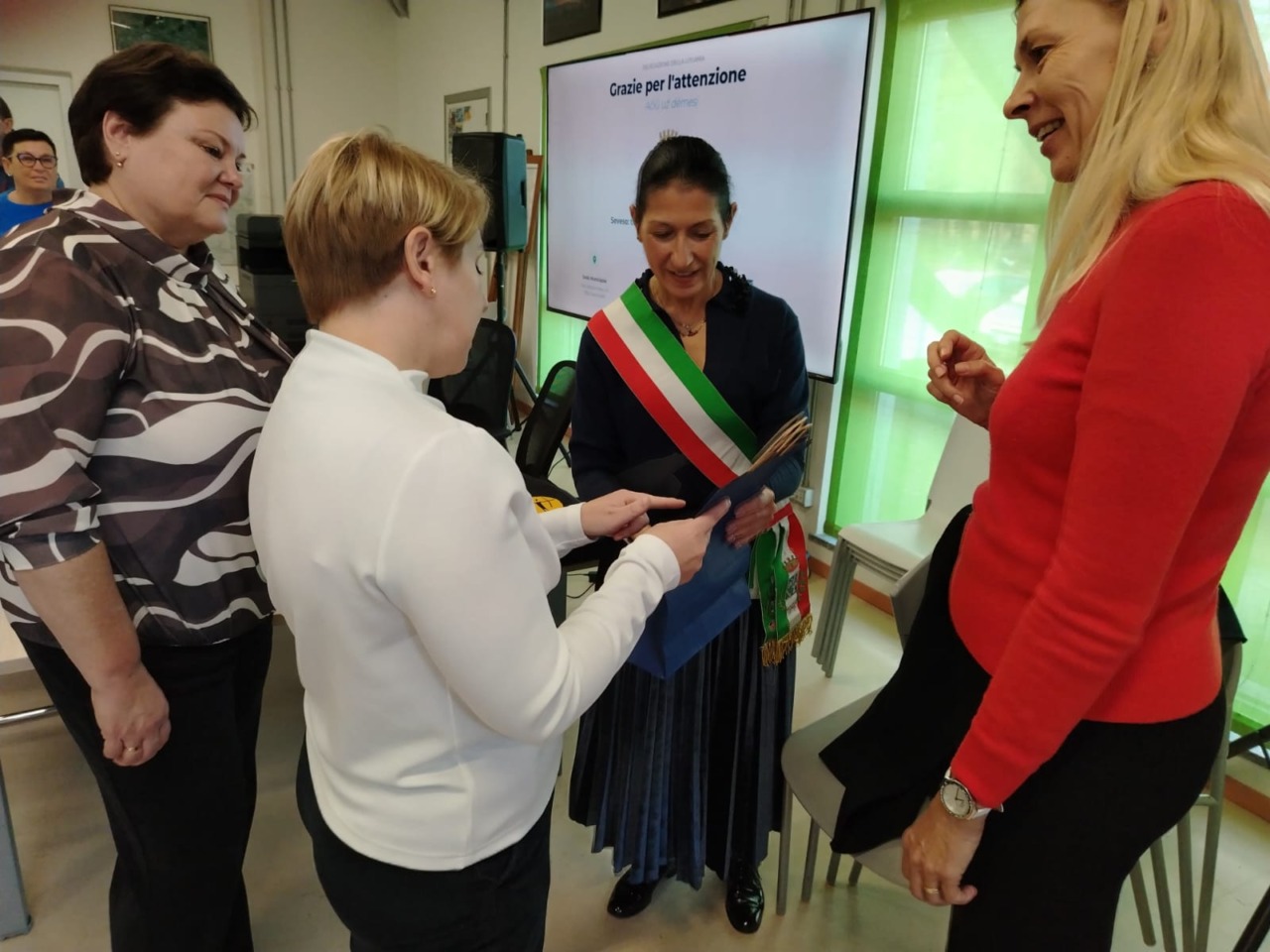 Delegazione lituana al Bosco delle Querce