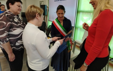 Delegazione lituana al Bosco delle Querce