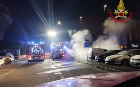 I Vigili del fuoco chiudono il 2025 spegnendo un incendio