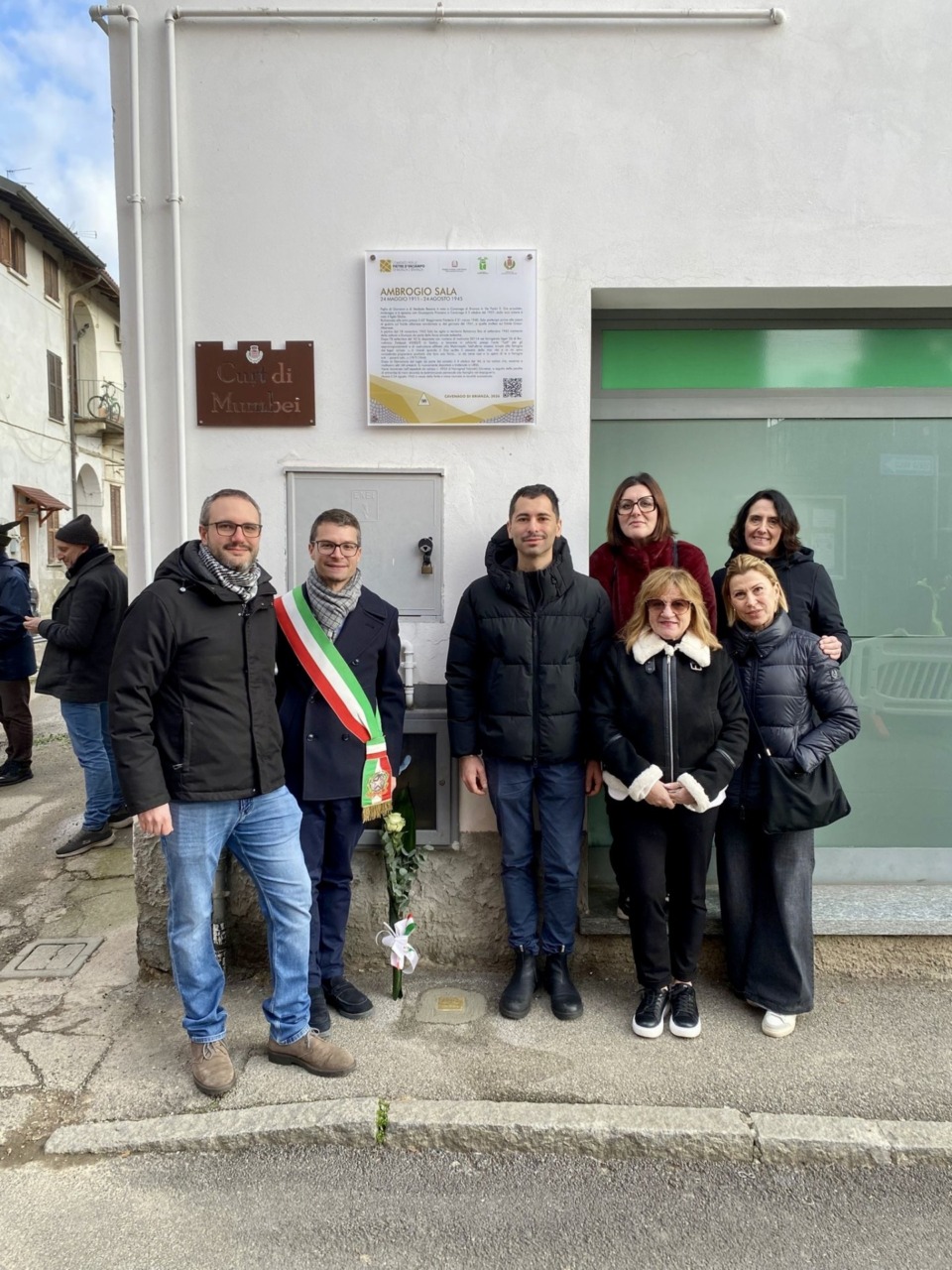 Posata la Pietra d’Inciampo dedicata ad Ambrogio Sala