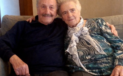 Nozze di titanio per Guido e Carolina: sono marito e moglie da settant’anni