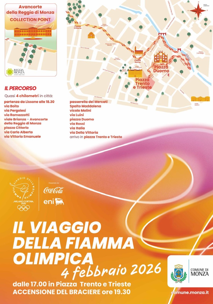 Arriva la fiaccola olimpica in Brianza,  strade chiuse e limitazioni