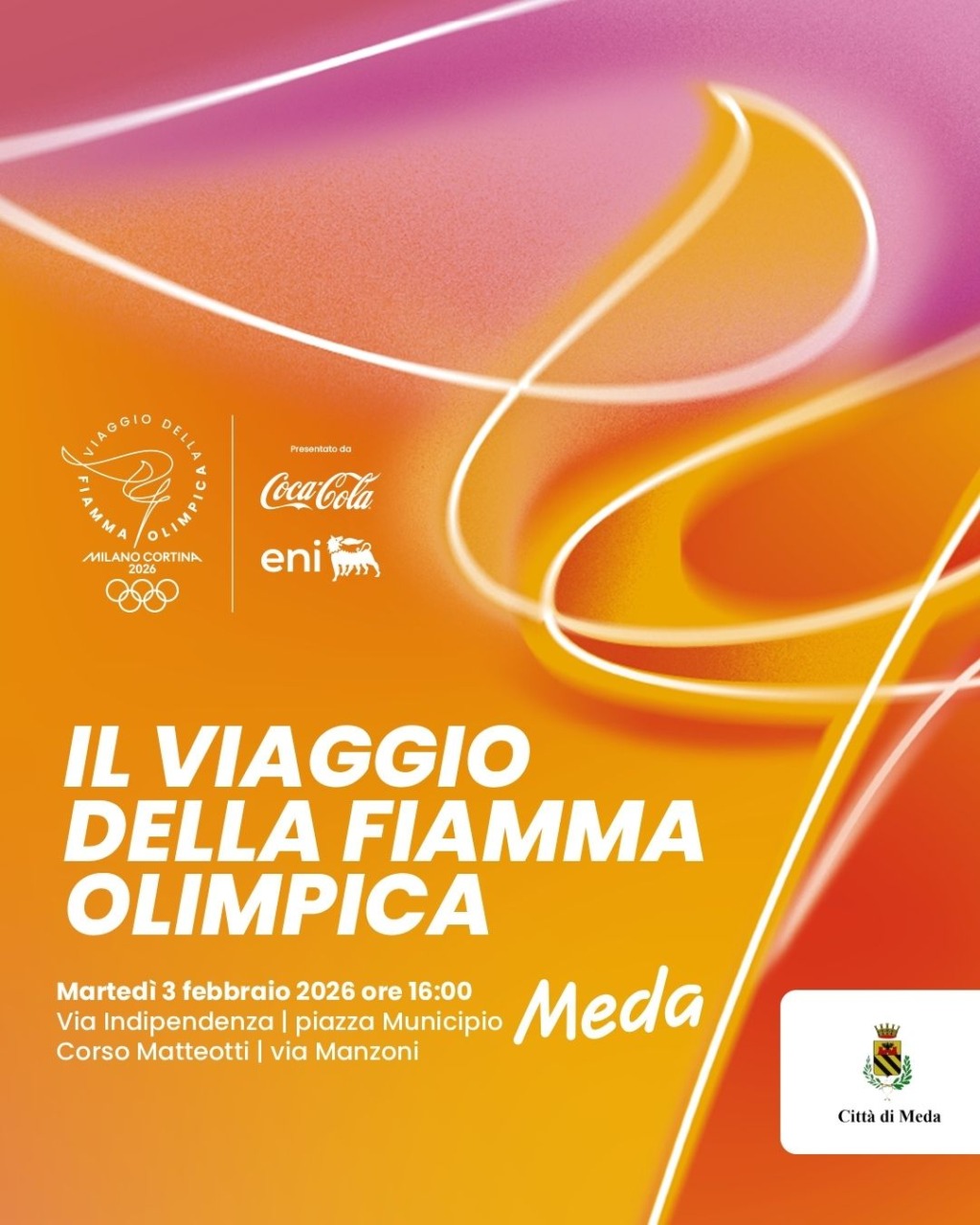La Fiamma Olimpica arriva in città