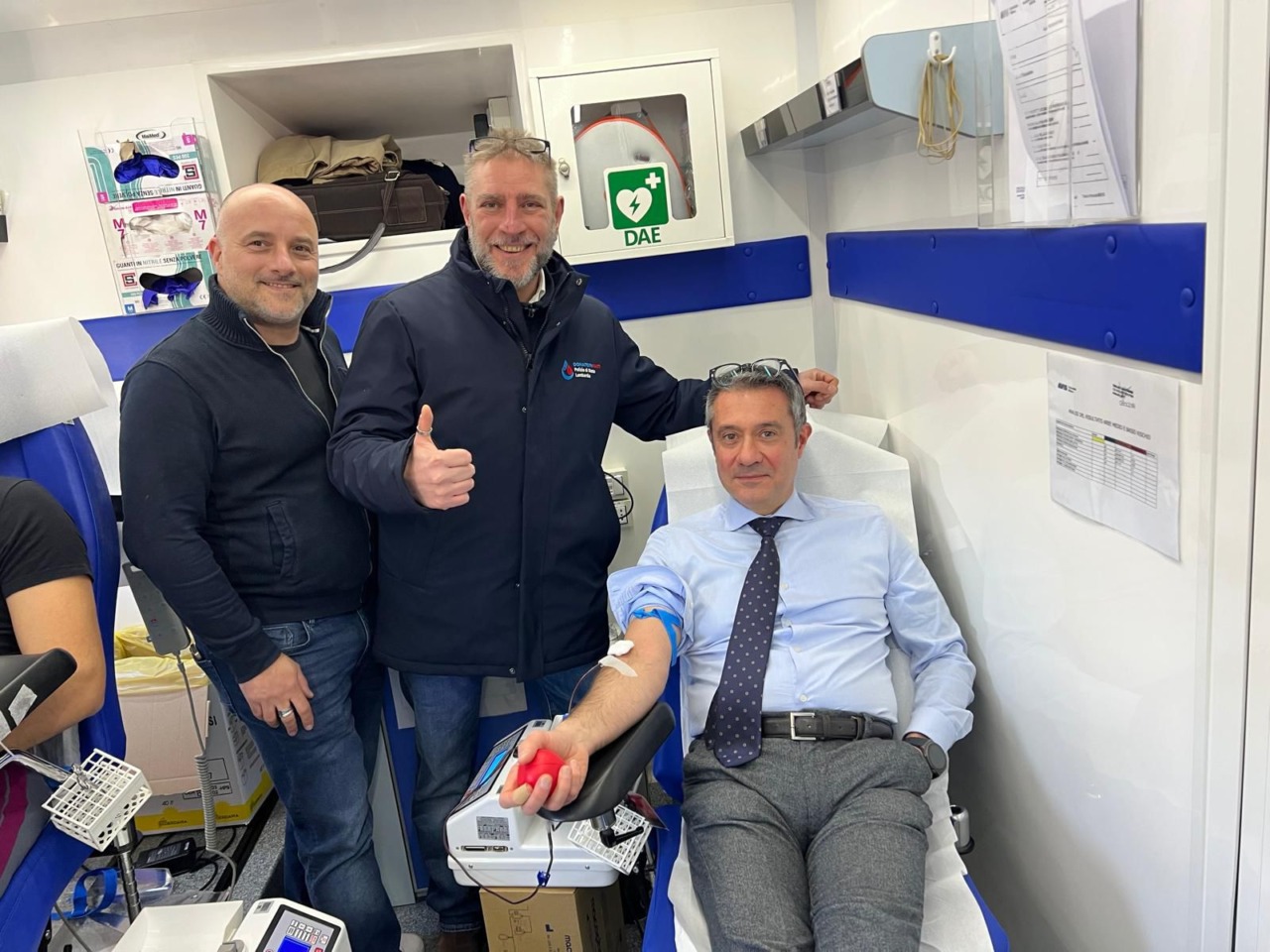 In Questura è andata in scena la “Donazione Olimpica”