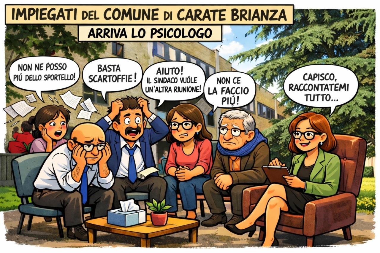 Dipendenti comunali sotto stress a Carate Brianza: per loro arriverà uno psicologo