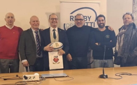 Una vita in mischia per “Mister Logo”: Spilla d’Oro per il vicepres del Velate Rugby