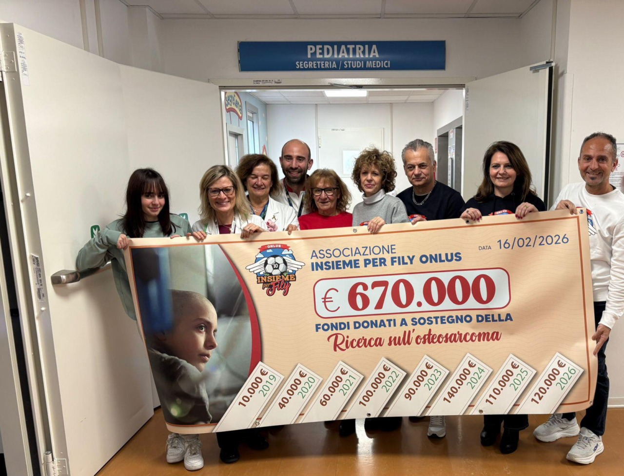 Donati 670mila euro di speranza nel ricordo di Fily