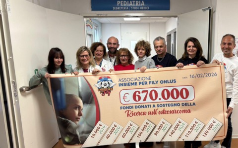 Donati 670mila euro di speranza nel ricordo di Fily
