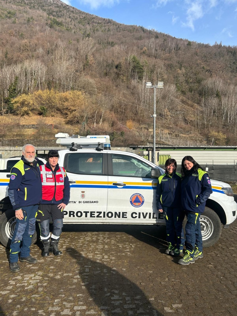 La Protezione civile brianzola al servizio delle Olimpiadi