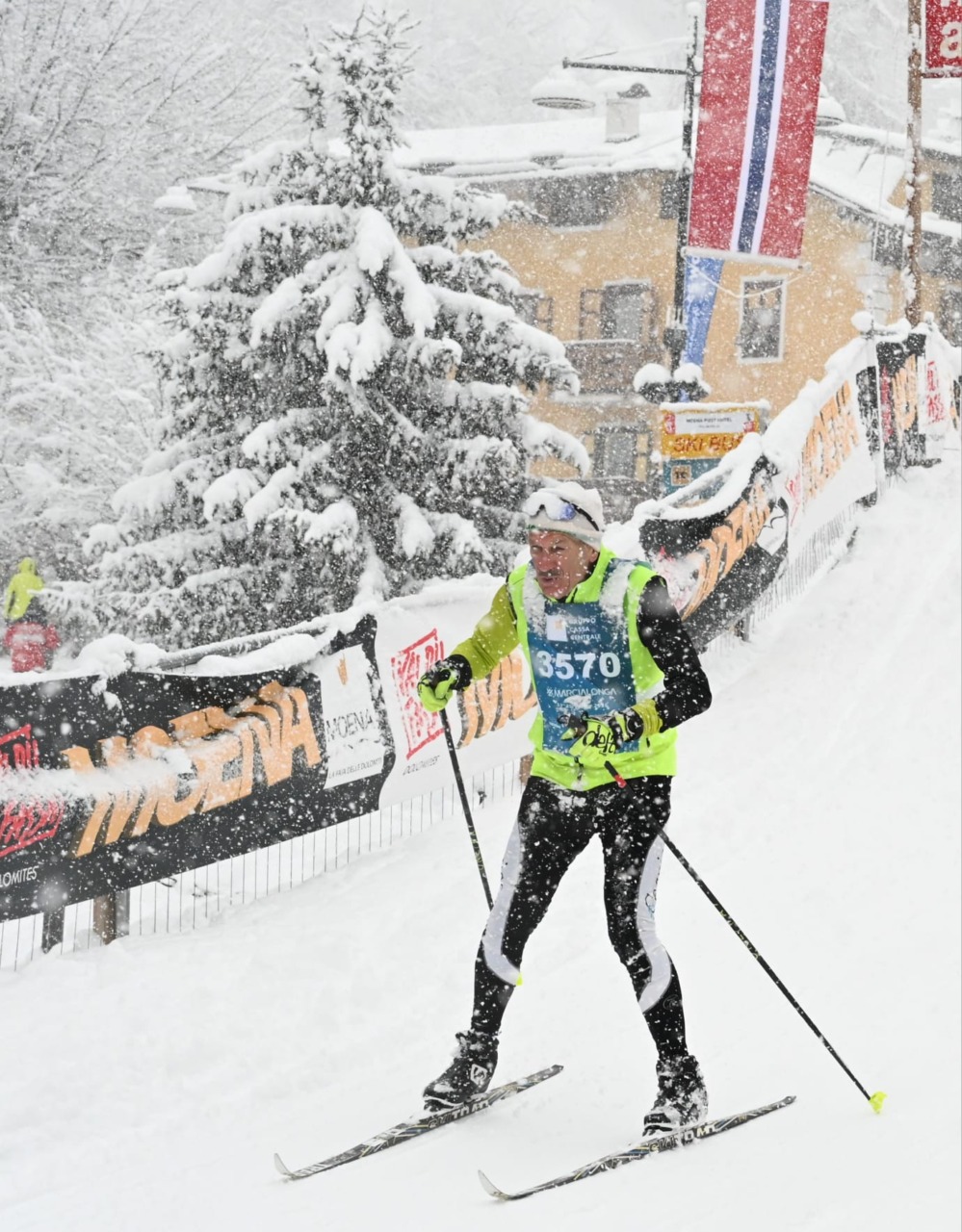 Il presidente dei Bocia alla sua 24esima Marcialonga