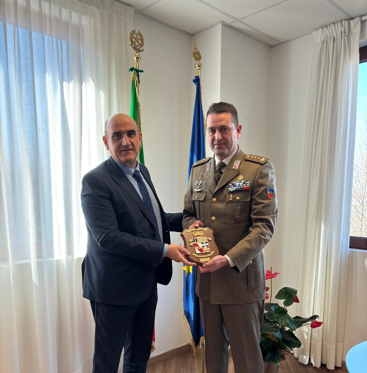 Il Prefetto incontra il responsabile di “Strade Sicure”