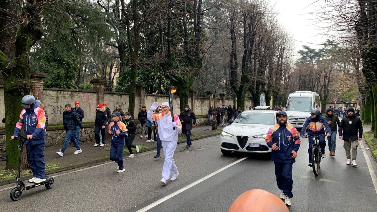 Vimercatese in festa per la fiamma olimpica