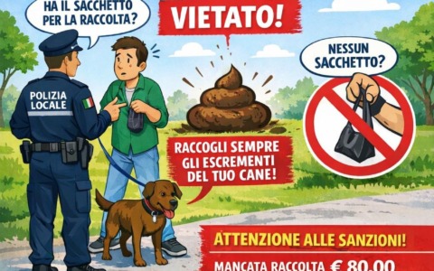 Deiezioni canine: scatta la tolleranza zero