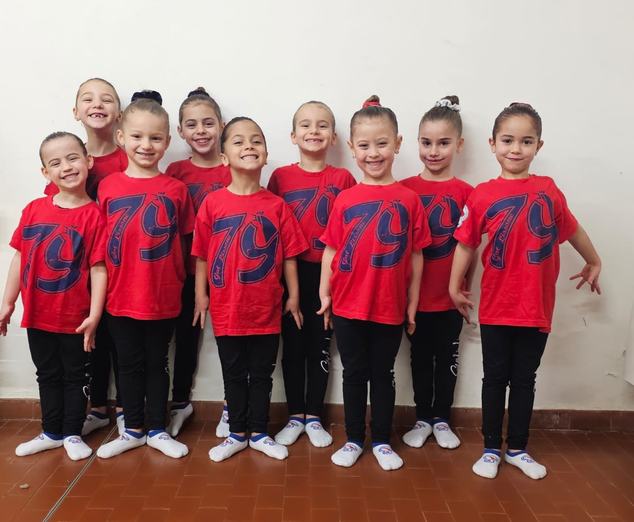 Le atlete del vivaio Gal al Supergym a Ternate